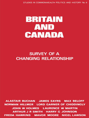 cover image of Britain and Canada